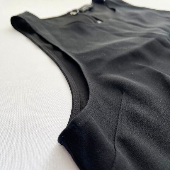 ARITZIA BABATON BRANSON BLACK CREPE JUMPSUIT - 6 - Picture 4 of 7